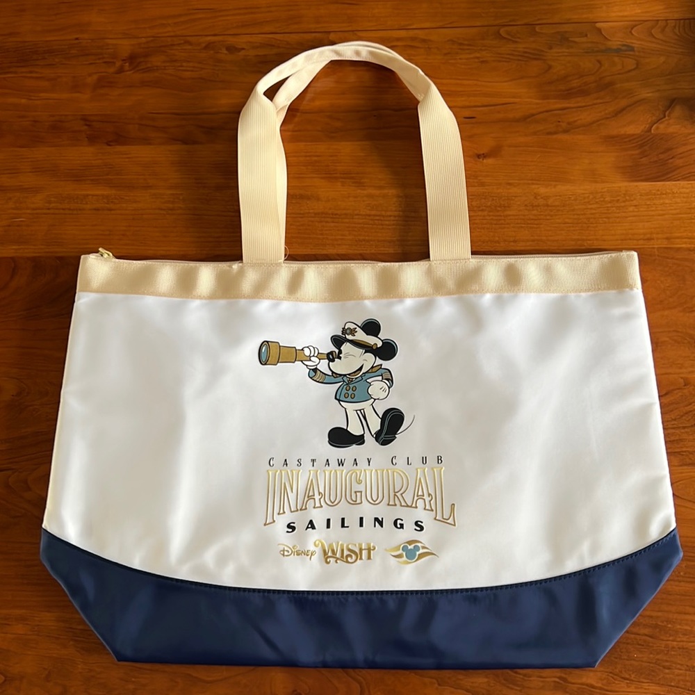 *NEW* Disney Wish Castaway Club Inaugural Sailings tote 2022 🚢 Disney Cruise